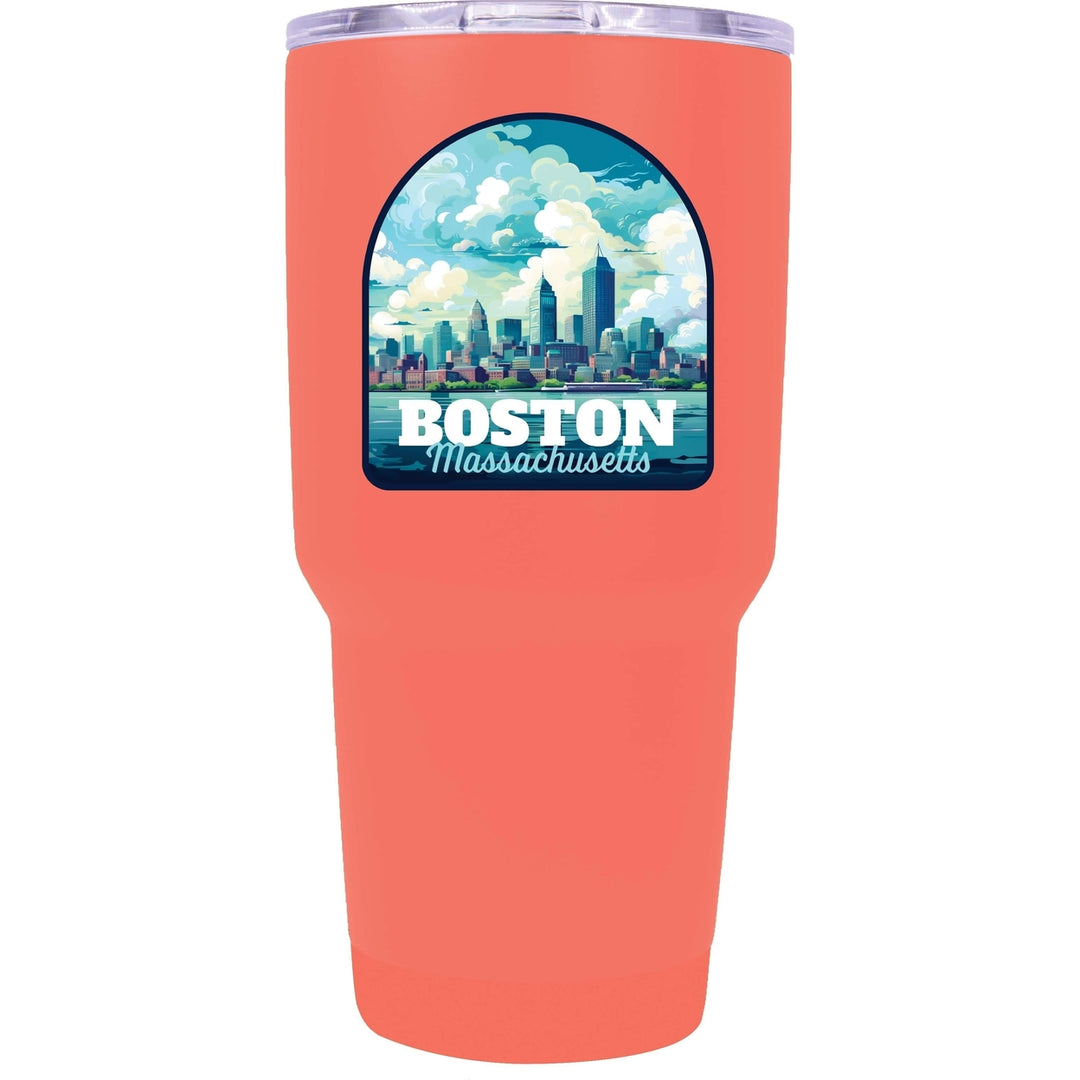 Boston Massachusetts A Souvenir 24 oz Insulated Stainless Steel Tumbler Image 9