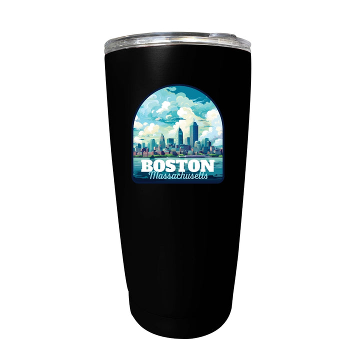 Boston Massachusetts A Souvenir 16 oz Insulated Tumbler Image 6