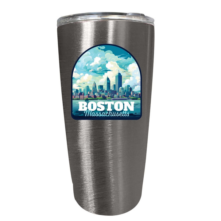 Boston Massachusetts A Souvenir 16 oz Insulated Tumbler Image 8