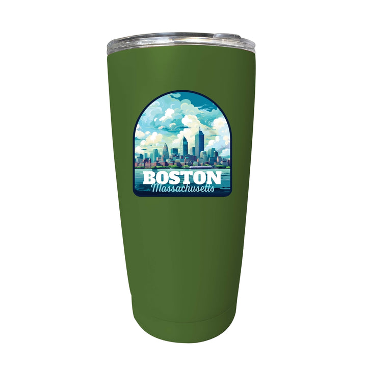 Boston Massachusetts A Souvenir 16 oz Insulated Tumbler Image 10