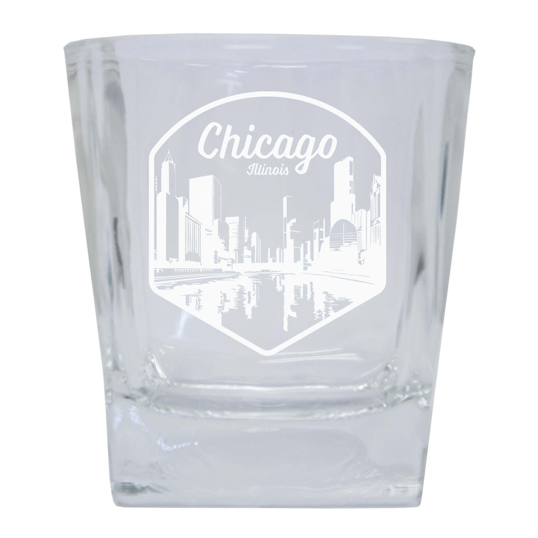 Chicago Illinois Souvenir 5 oz Engraved Shooter Glass Image 1