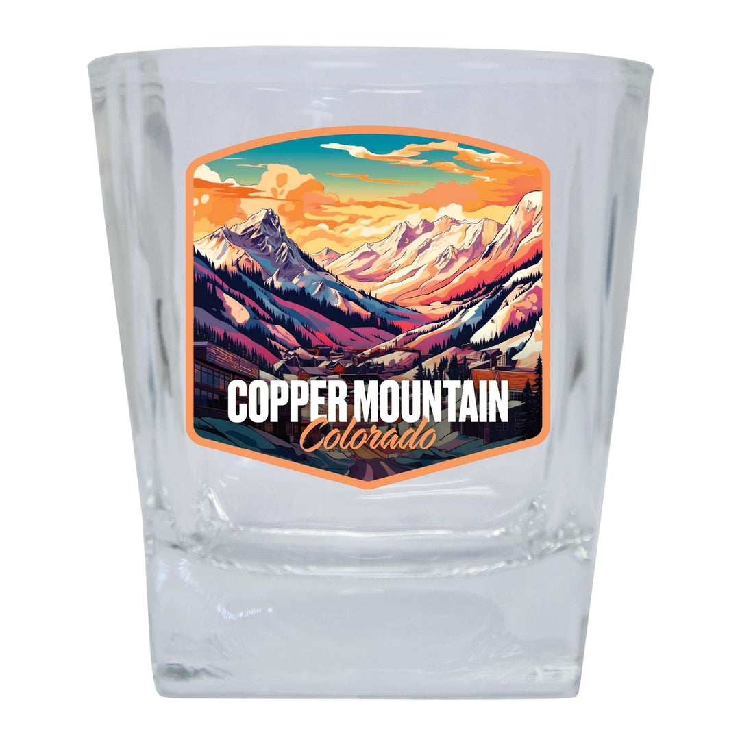 Copper Mountain A Souvenir 8oz Whiskey Glass Image 1