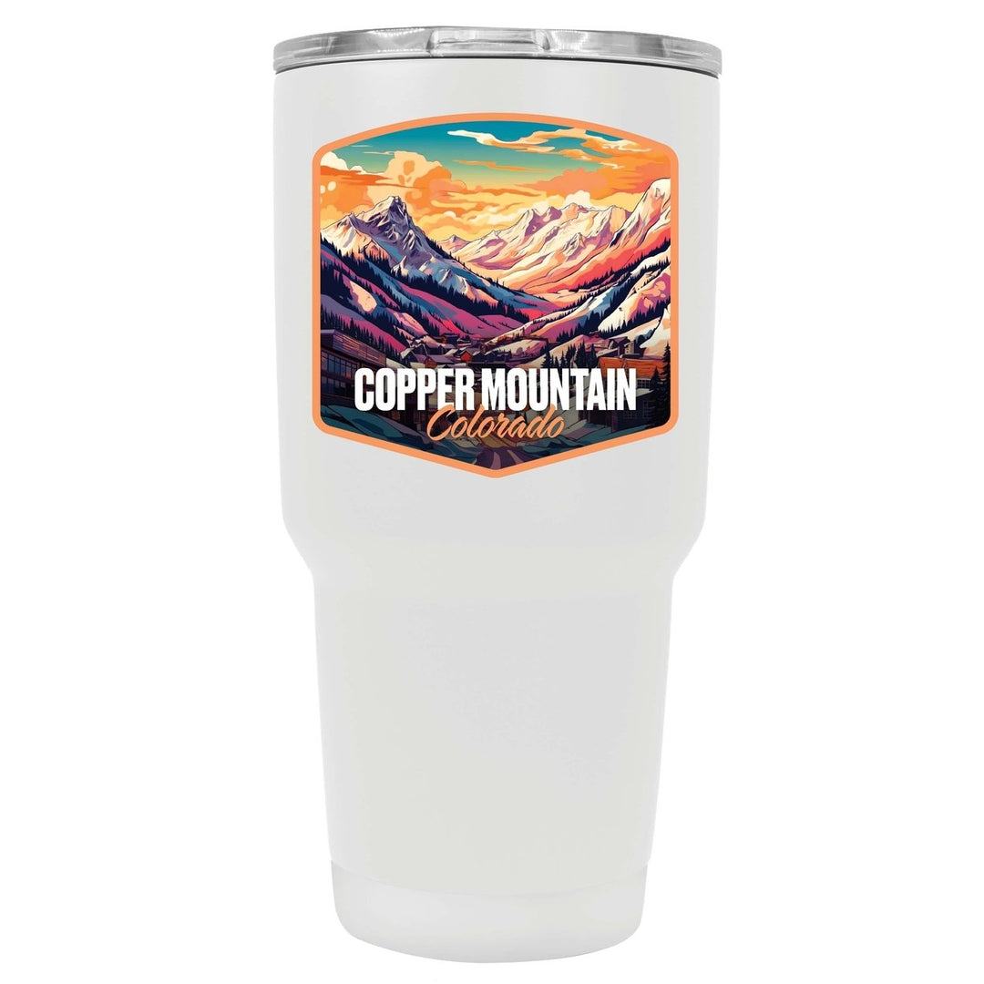 Copper Mountain A Souvenir 24 oz Insulated Stainless Steel Tumbler Image 4
