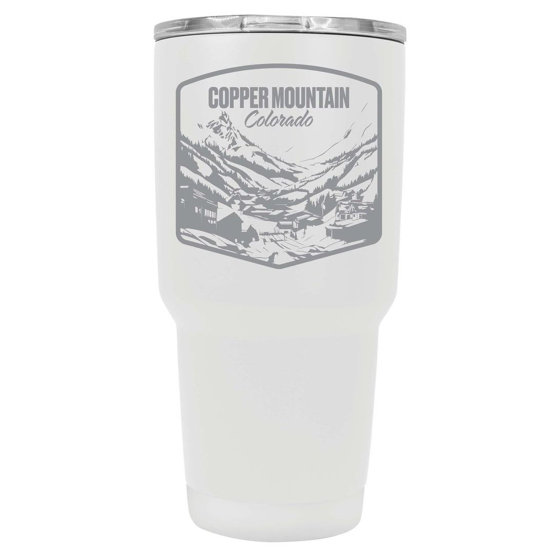 Copper Mountain Souvenir 24 oz Engraved Insulated Tumbler Image 1