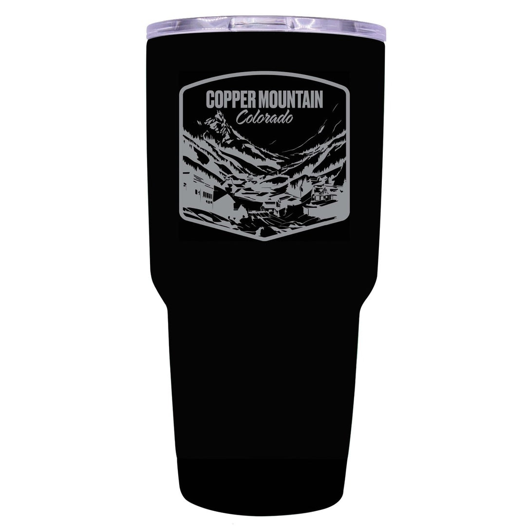 Copper Mountain Souvenir 24 oz Engraved Insulated Tumbler Image 3