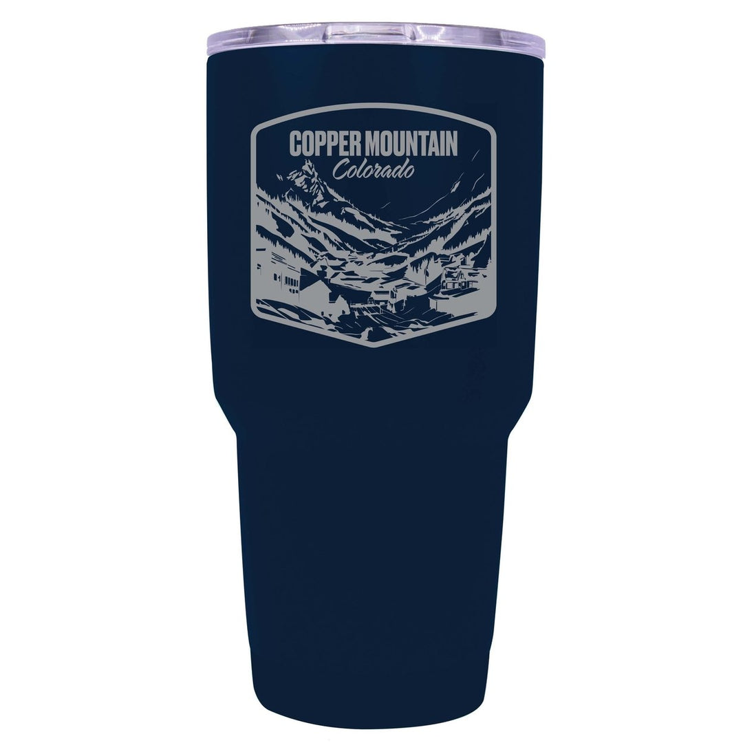 Copper Mountain Souvenir 24 oz Engraved Insulated Tumbler Image 4