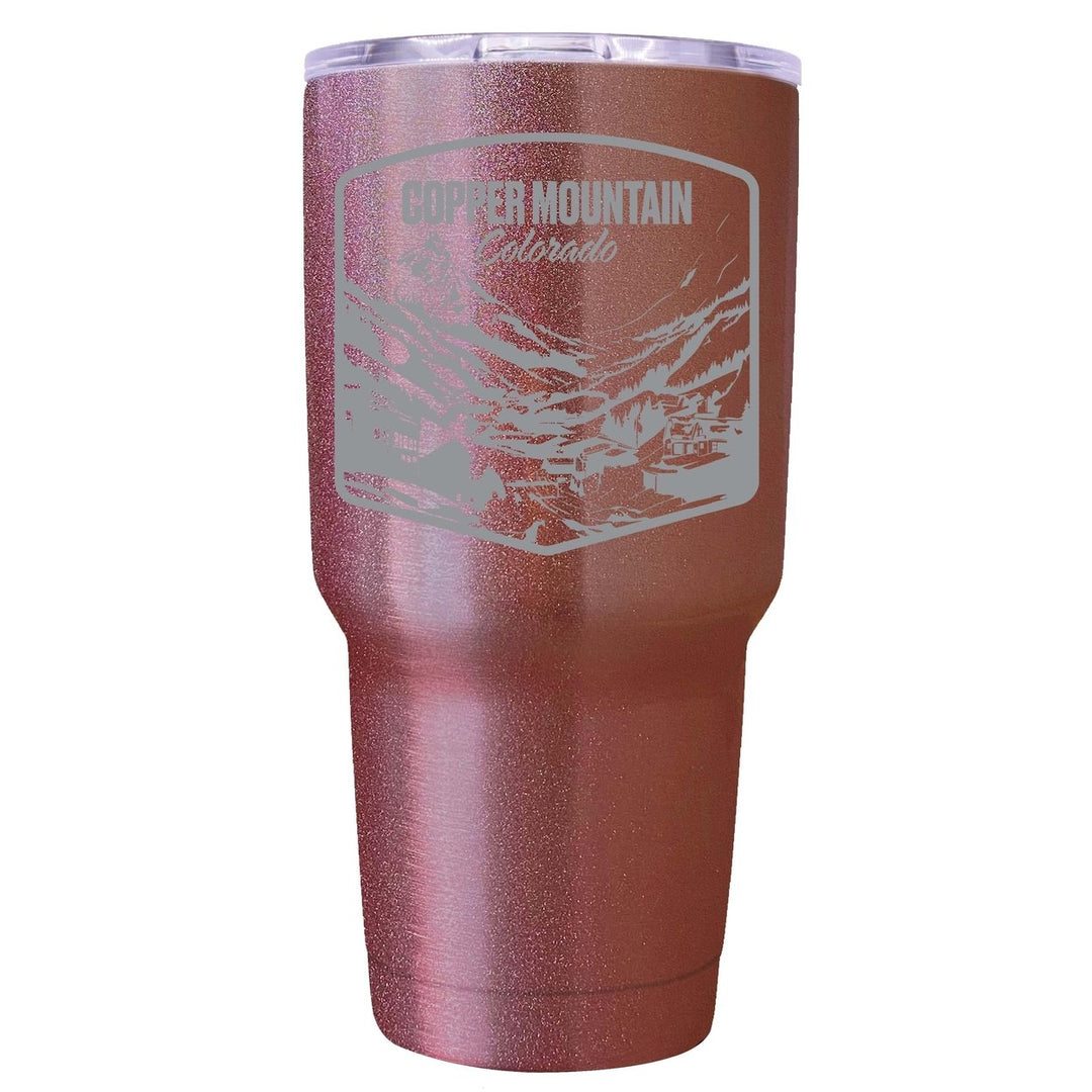 Copper Mountain Souvenir 24 oz Engraved Insulated Tumbler Image 7