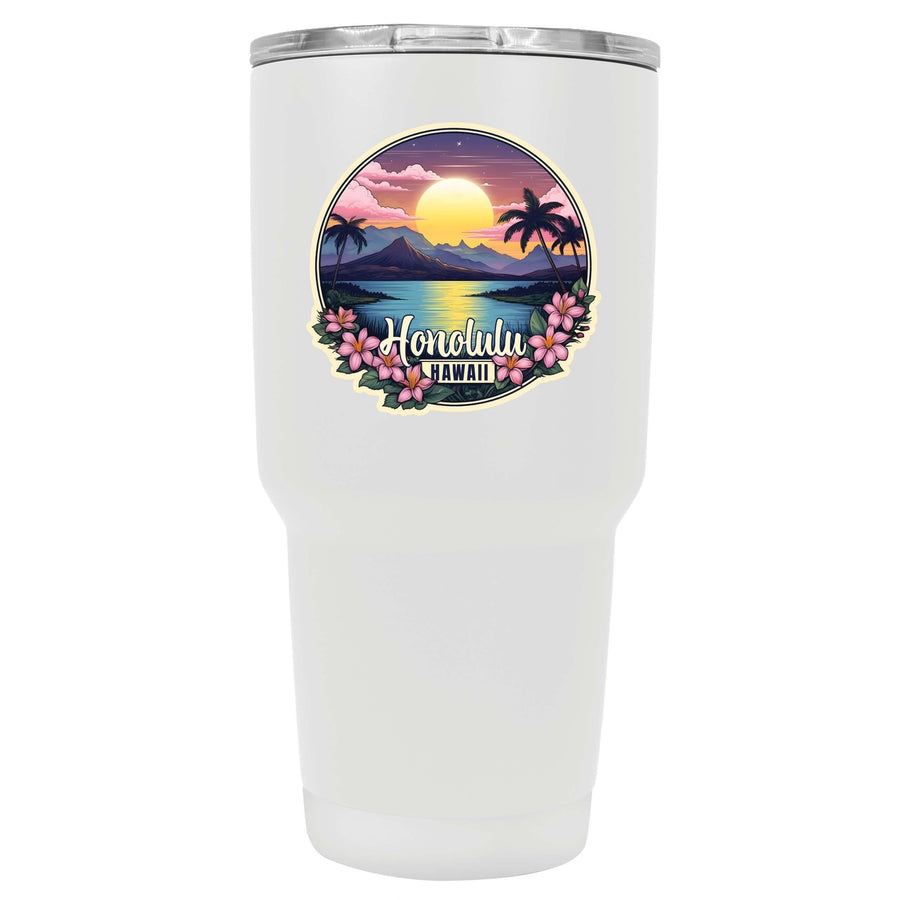 Honolulu Hawaii B Souvenir 24 oz Insulated Stainless Steel Tumbler Image 1