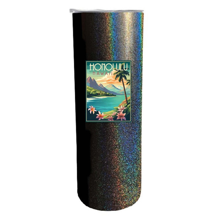 Honolulu Hawaii C Souvenir 20 oz Insulated Skinny Tumbler Image 1