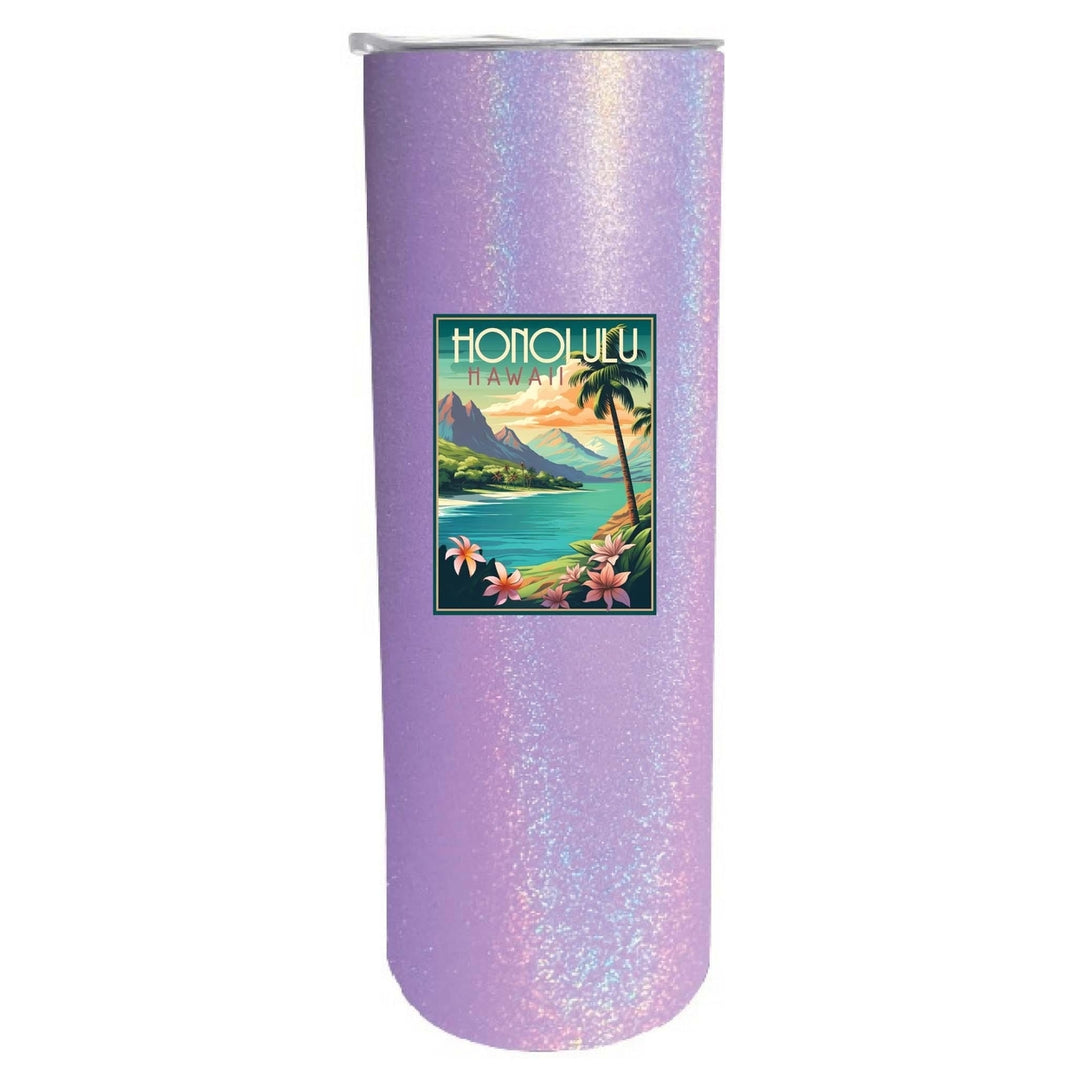 Honolulu Hawaii C Souvenir 20 oz Insulated Skinny Tumbler Image 6