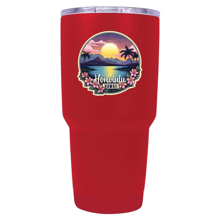 Honolulu Hawaii B Souvenir 24 oz Insulated Stainless Steel Tumbler Image 6