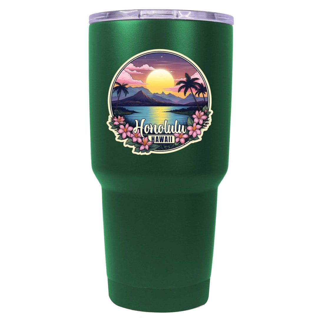 Honolulu Hawaii B Souvenir 24 oz Insulated Stainless Steel Tumbler Image 1