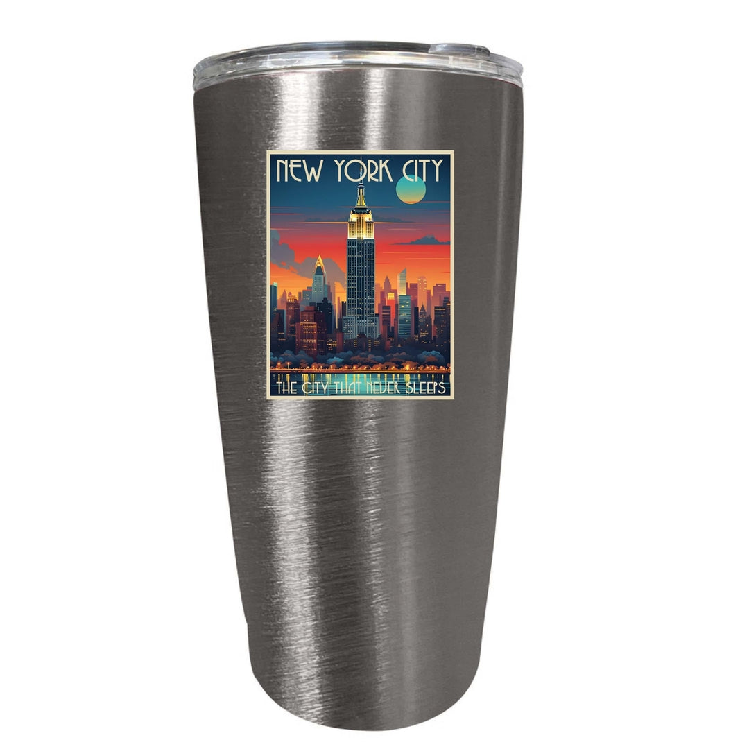 York City B Souvenir 16 oz Insulated Tumbler Image 3