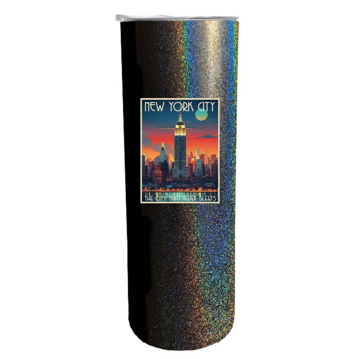 York City B Souvenir 20 oz Insulated Skinny Tumbler Image 3