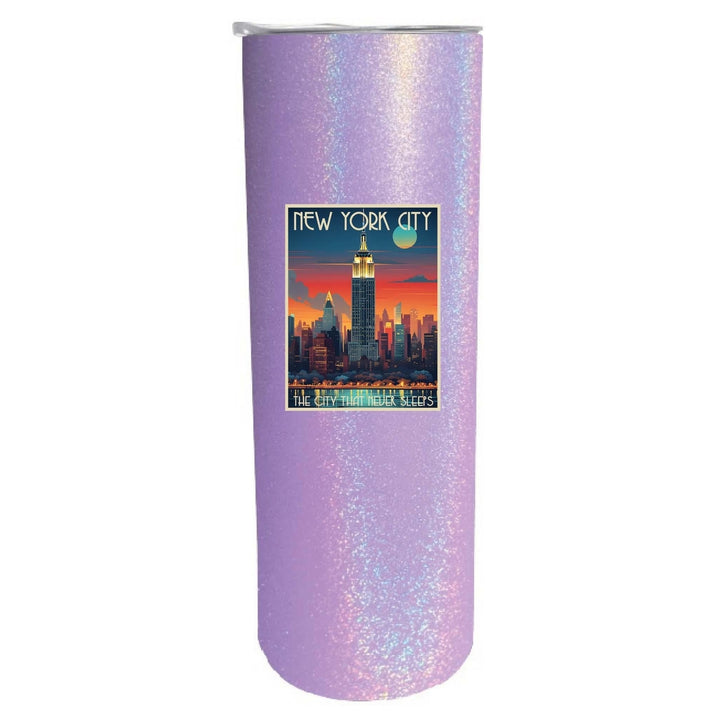 York City B Souvenir 20 oz Insulated Skinny Tumbler Image 4