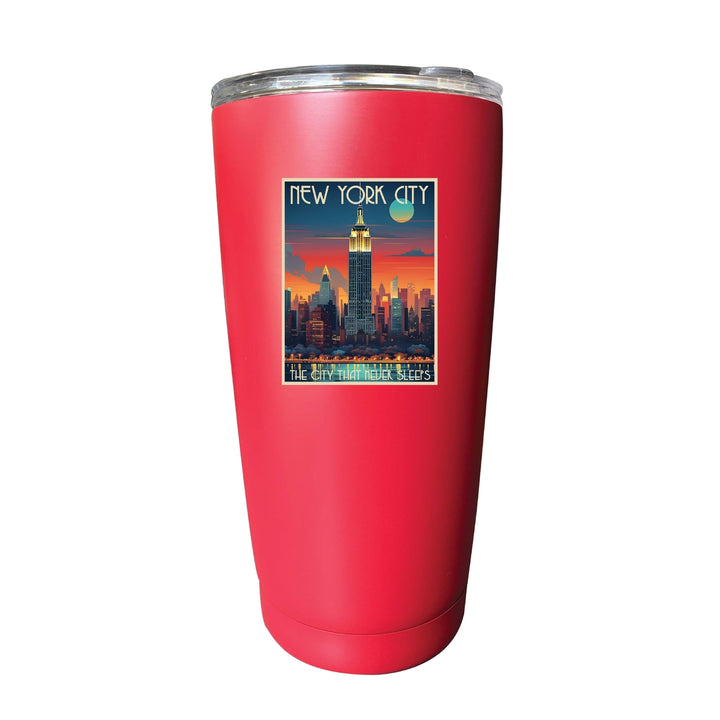 York City B Souvenir 16 oz Insulated Tumbler Image 4