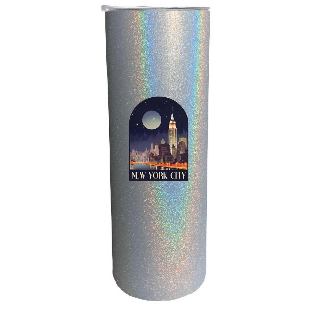 York City C Souvenir 20 oz Insulated Skinny Tumbler Image 3