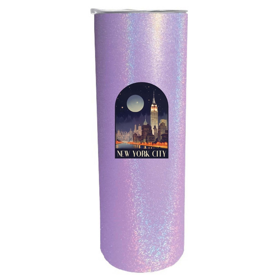 York City C Souvenir 20 oz Insulated Skinny Tumbler Image 4