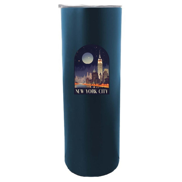 York City C Souvenir 20 oz Insulated Skinny Tumbler Image 1