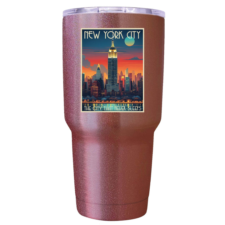 York City B Souvenir 24 oz Insulated Stainless Steel Tumbler Image 1