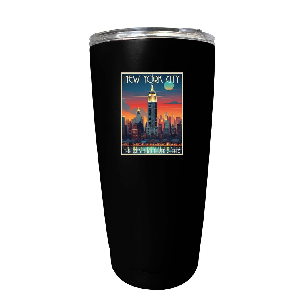 York City B Souvenir 16 oz Insulated Tumbler Image 1