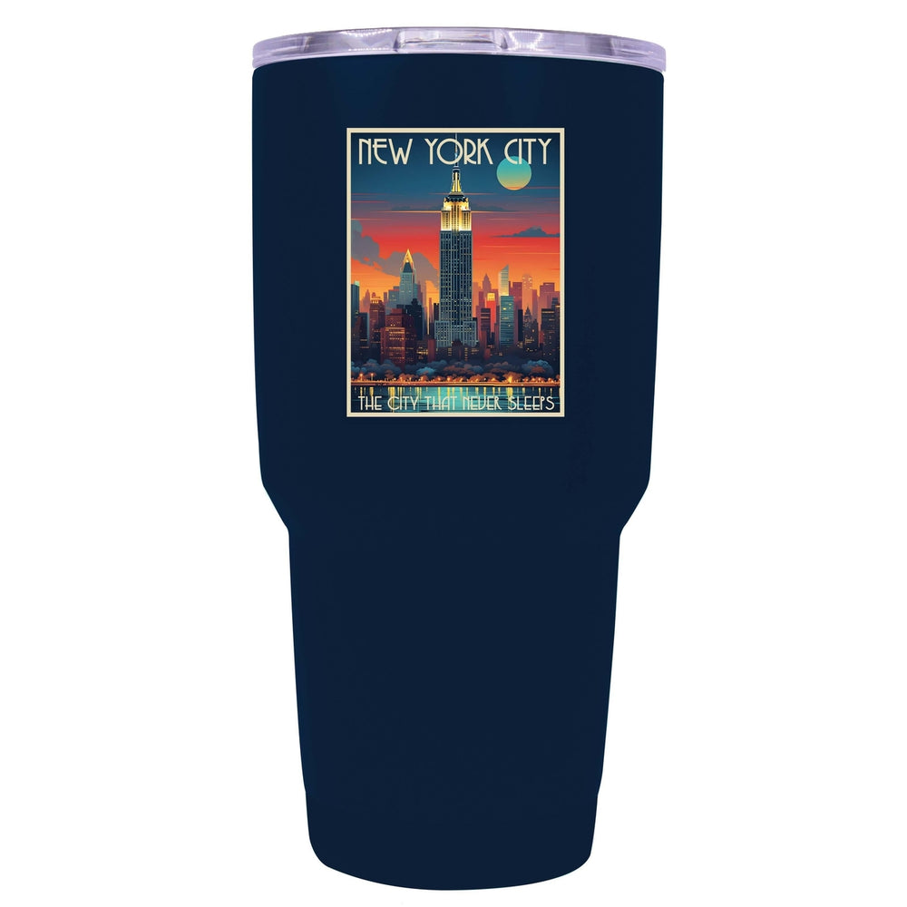 York City B Souvenir 24 oz Insulated Stainless Steel Tumbler Image 2