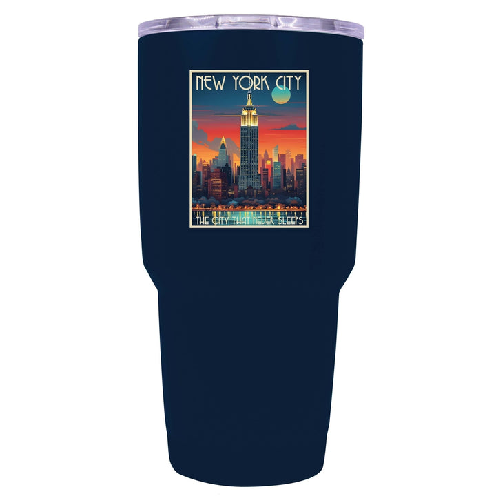 York City B Souvenir 24 oz Insulated Stainless Steel Tumbler Image 2