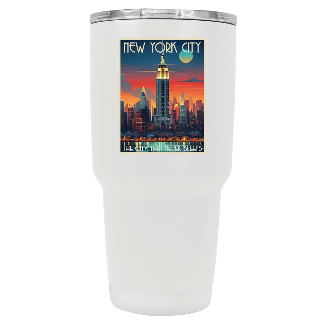 York City B Souvenir 24 oz Insulated Stainless Steel Tumbler Image 3