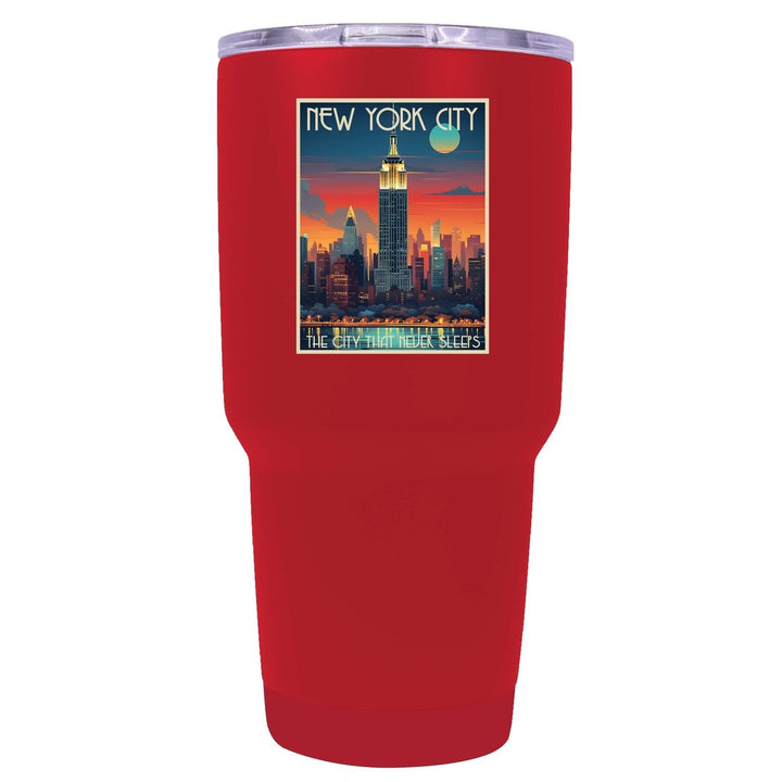 York City B Souvenir 24 oz Insulated Stainless Steel Tumbler Image 1