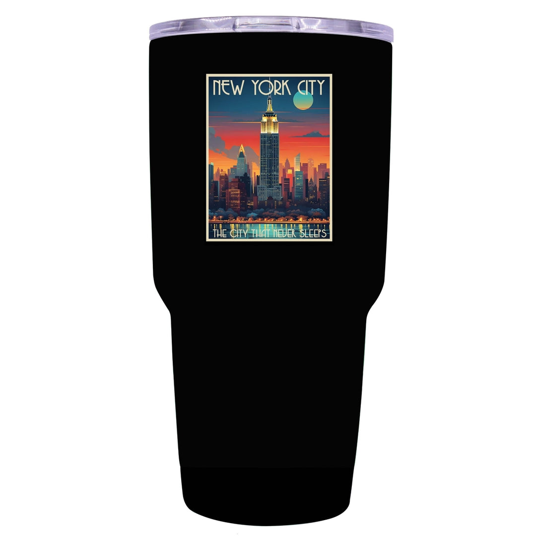 York City B Souvenir 24 oz Insulated Stainless Steel Tumbler Image 4