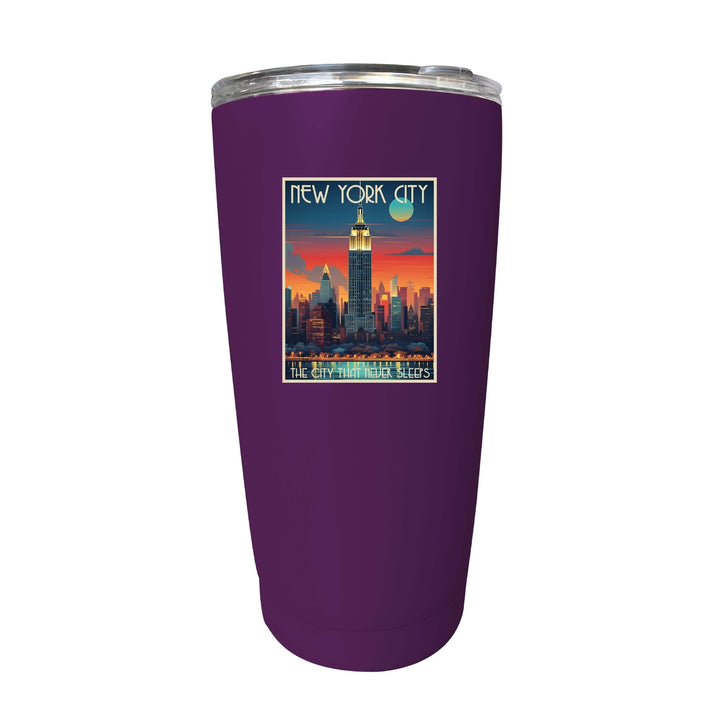 York City B Souvenir 16 oz Insulated Tumbler Image 7