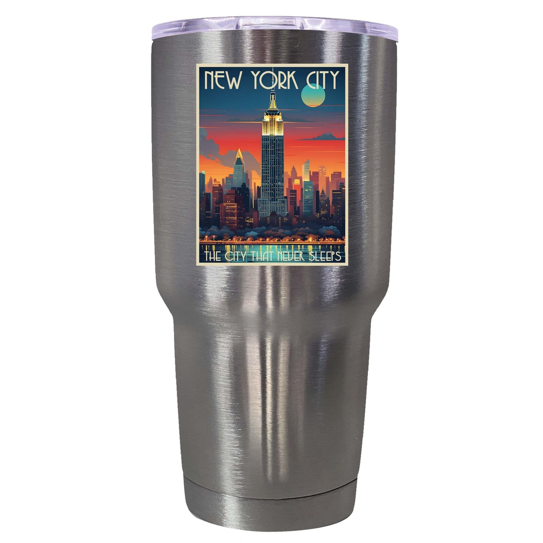 York City B Souvenir 24 oz Insulated Stainless Steel Tumbler Image 6