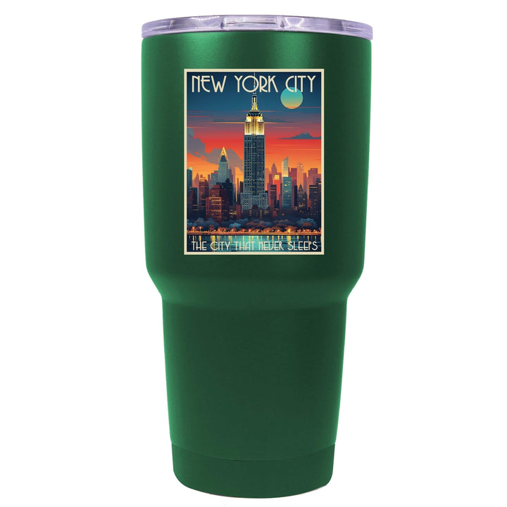 York City B Souvenir 24 oz Insulated Stainless Steel Tumbler Image 7