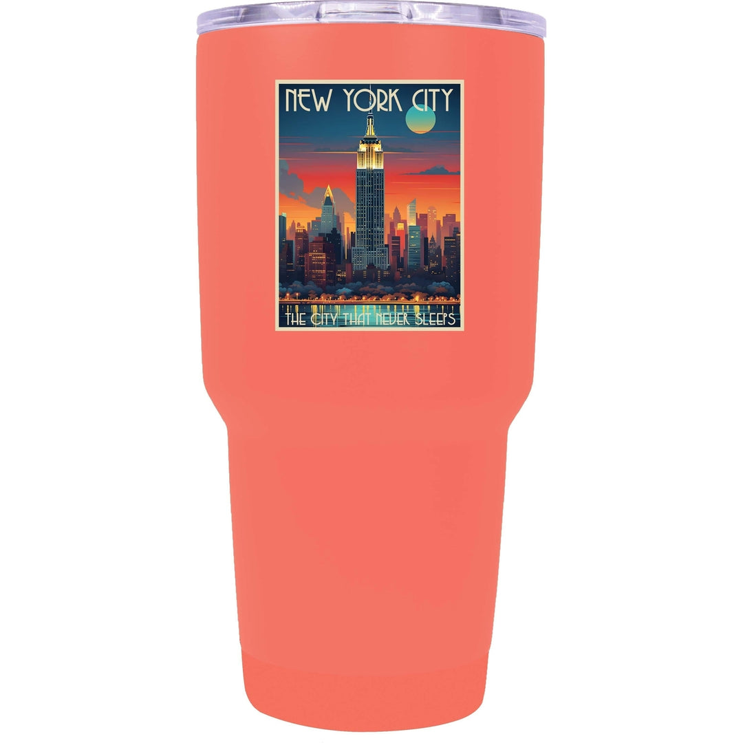 York City B Souvenir 24 oz Insulated Stainless Steel Tumbler Image 8