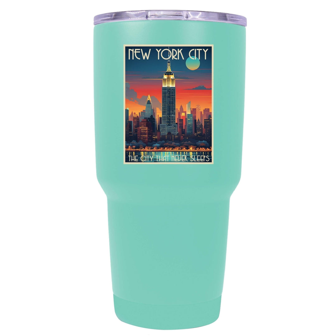 York City B Souvenir 24 oz Insulated Stainless Steel Tumbler Image 9