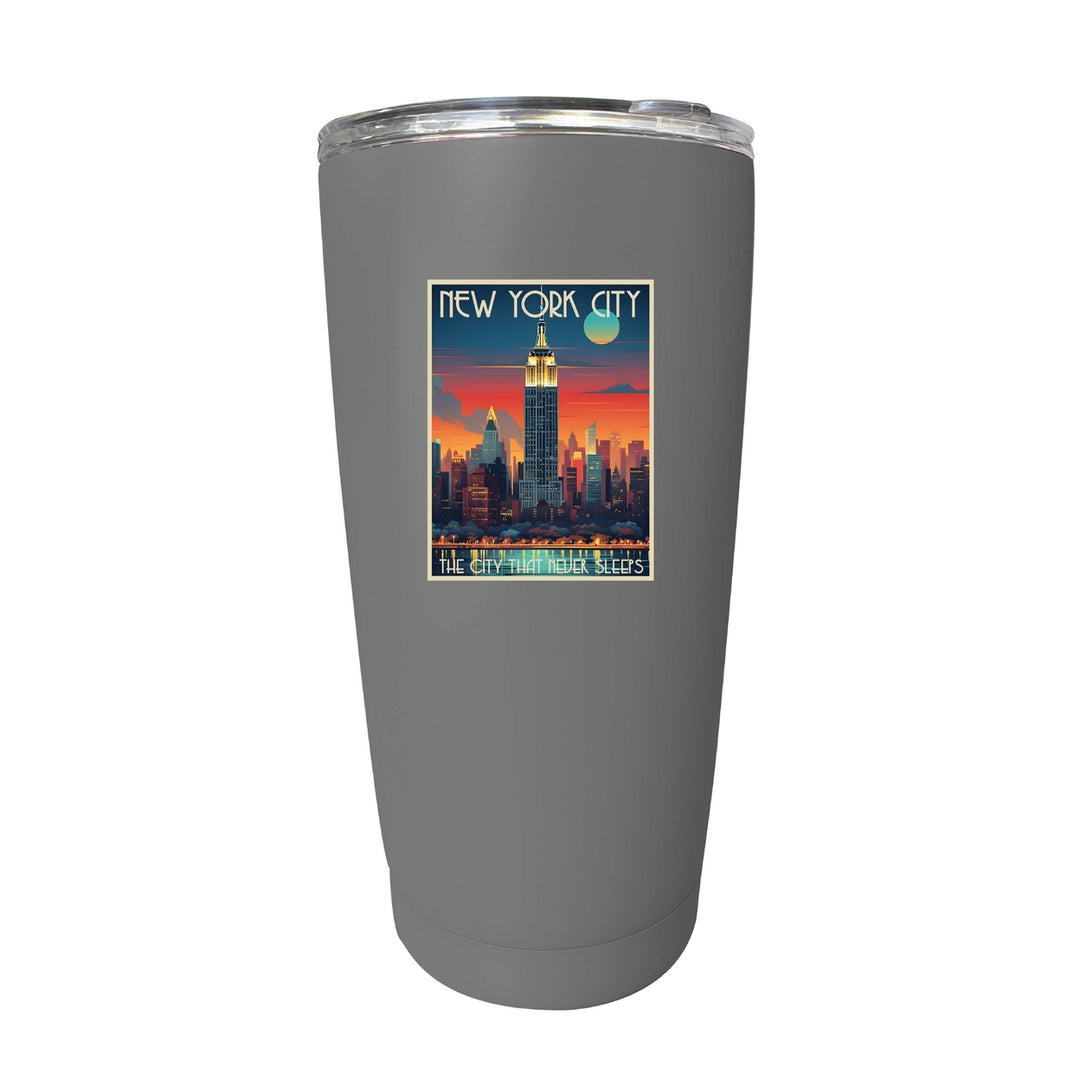 York City B Souvenir 16 oz Insulated Tumbler Image 9