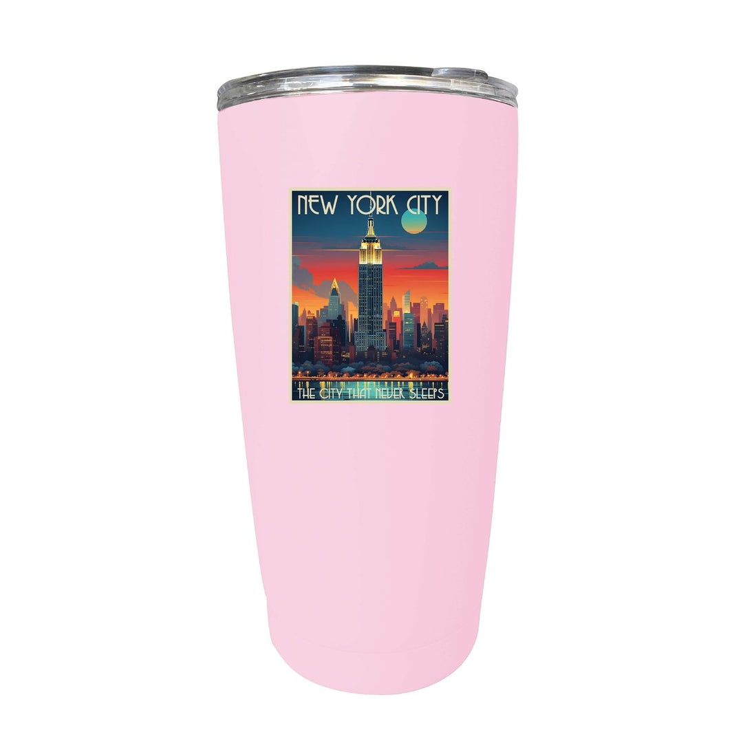 York City B Souvenir 16 oz Insulated Tumbler Image 1