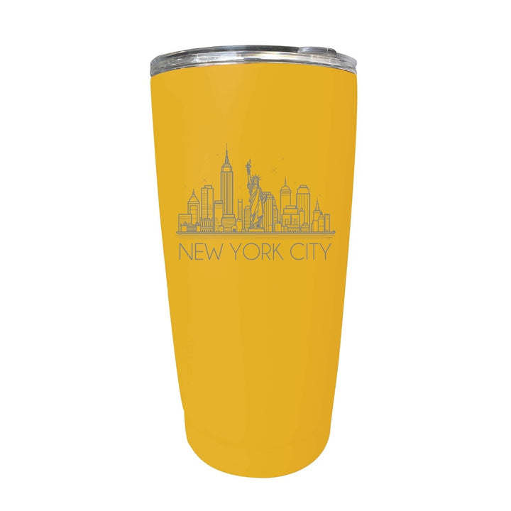 York City Souvenir 16 oz Engraved Insulated Tumbler Image 7