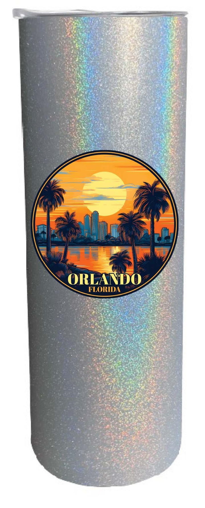 Orlando Florida B Souvenir 20 oz Insulated Skinny Tumbler Image 3