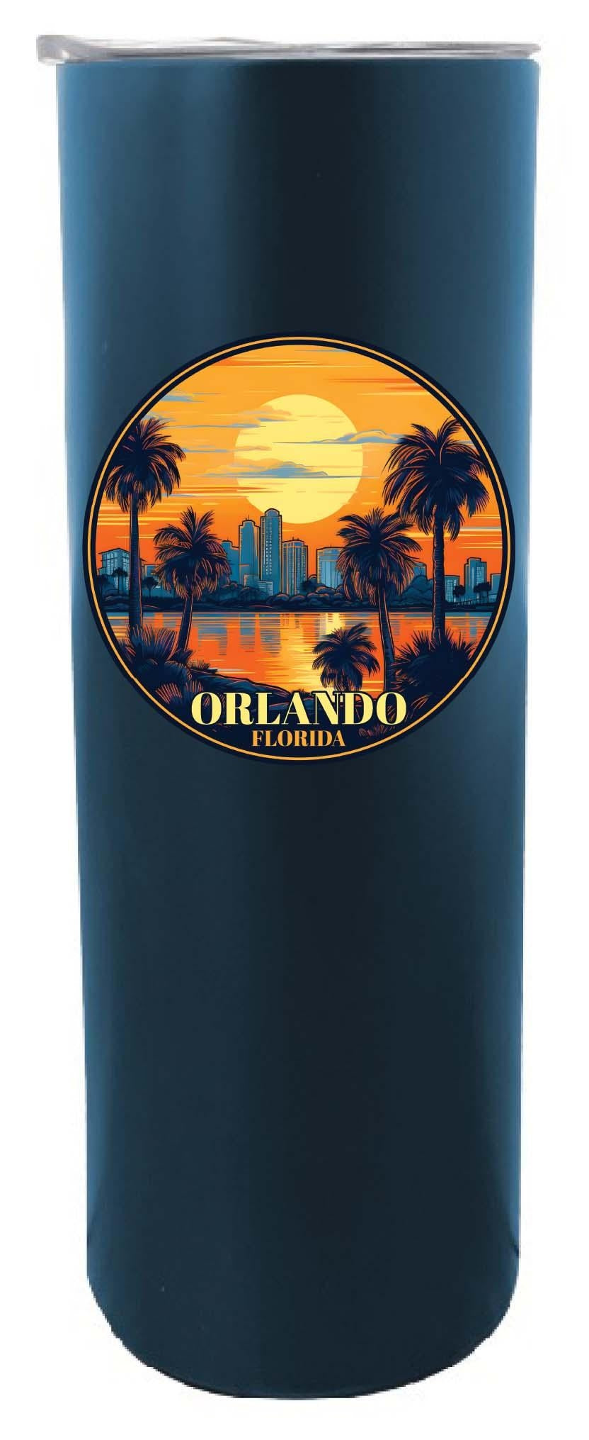 Orlando Florida B Souvenir 20 oz Insulated Skinny Tumbler Image 4