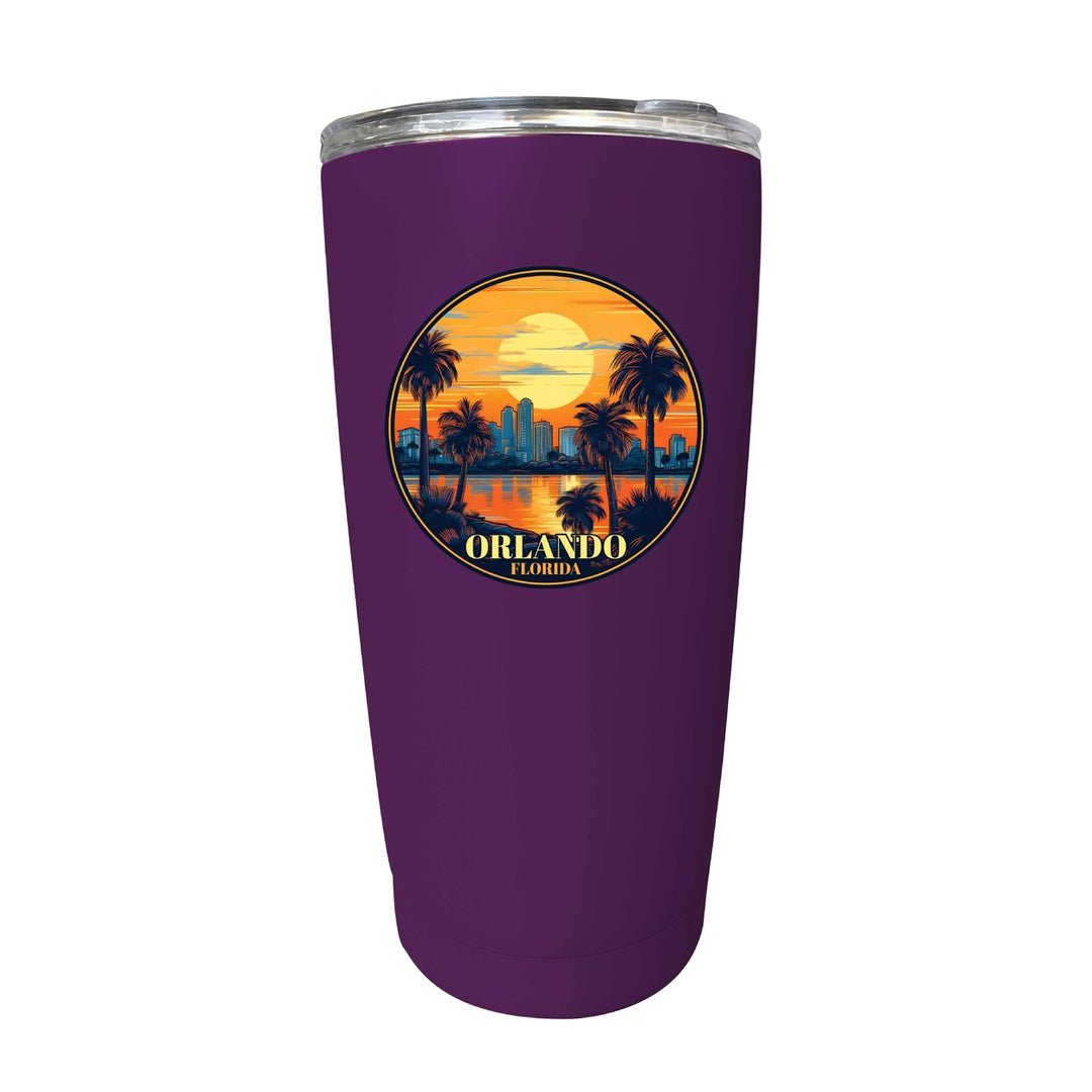 Orlando Florida B Souvenir 16 oz Insulated Tumbler Image 4