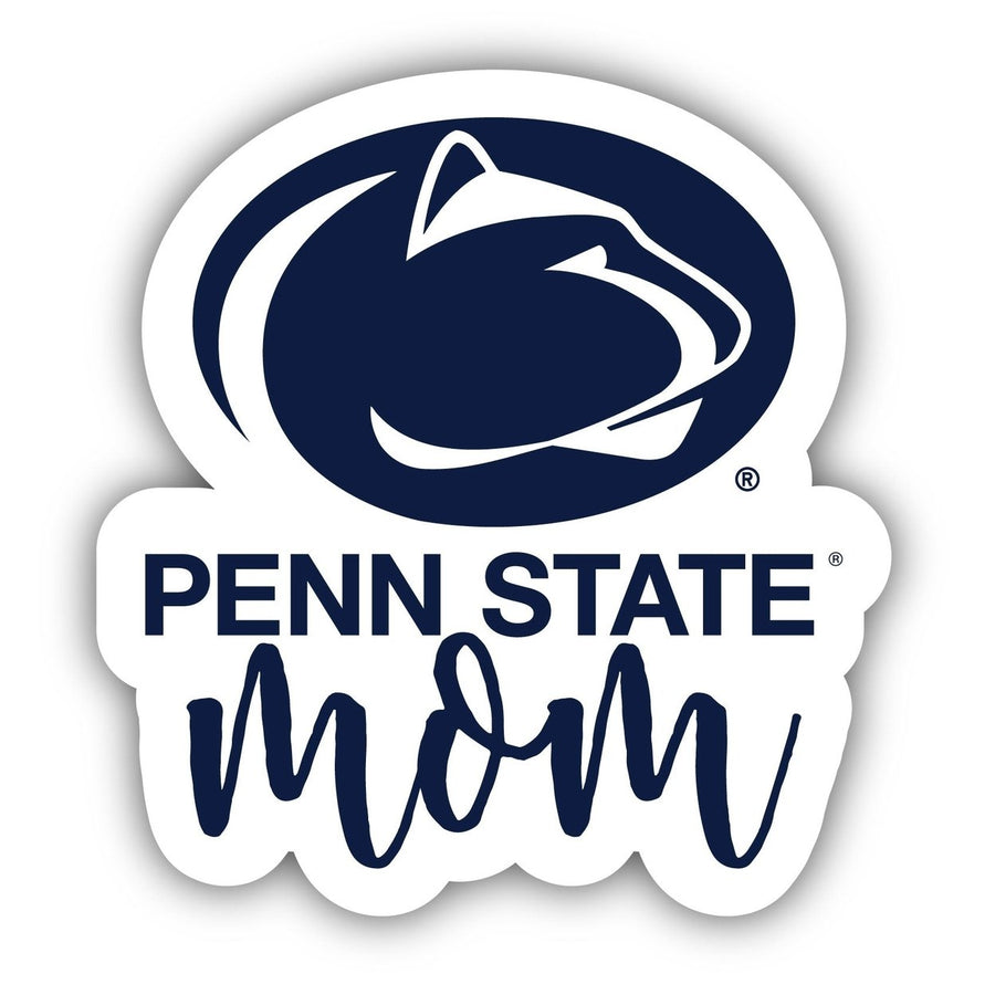 Penn State Nittany Lions Proud Mom 2.5 Inches Die Cut Decal Image 1