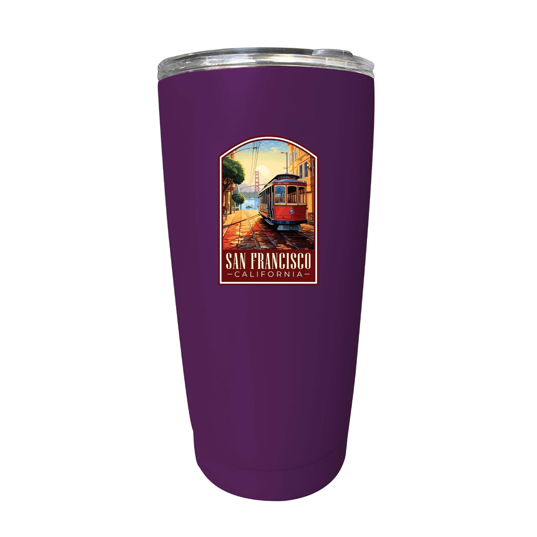 San Francisco California C Souvenir 16 oz Insulated Tumbler Image 4