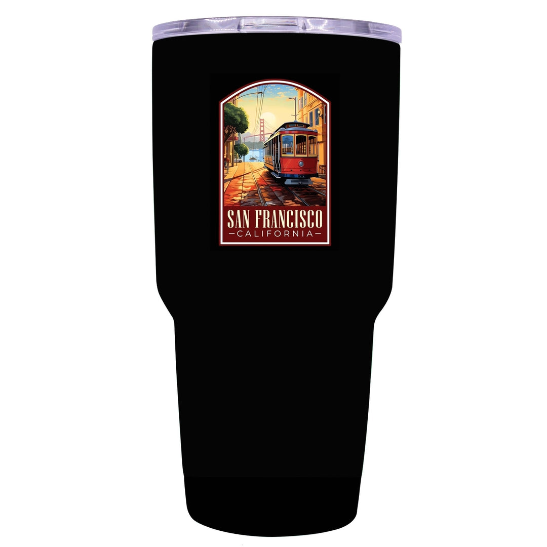 San Francisco California C Souvenir 24 oz Insulated Stainless Steel Tumbler Image 1