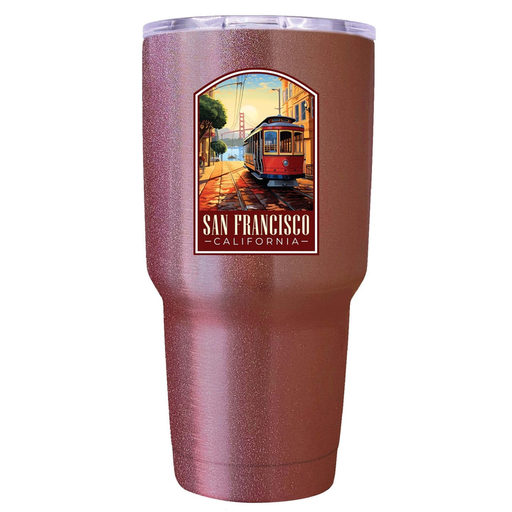 San Francisco California C Souvenir 24 oz Insulated Stainless Steel Tumbler Image 3