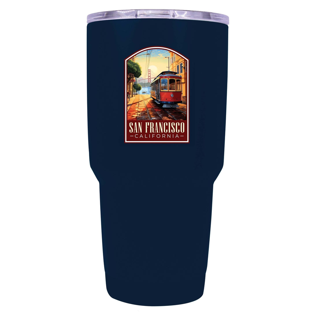 San Francisco California C Souvenir 24 oz Insulated Stainless Steel Tumbler Image 4