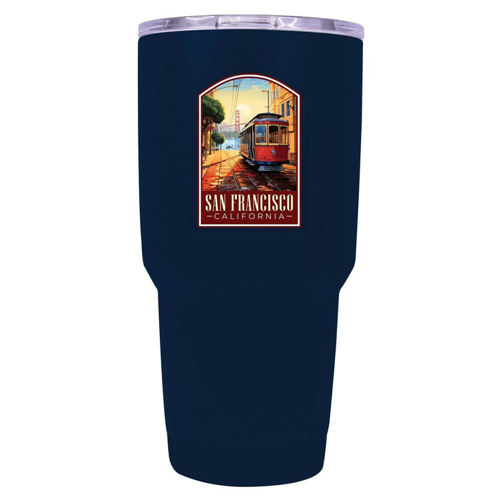 San Francisco California C Souvenir 24 oz Insulated Stainless Steel Tumbler Image 1