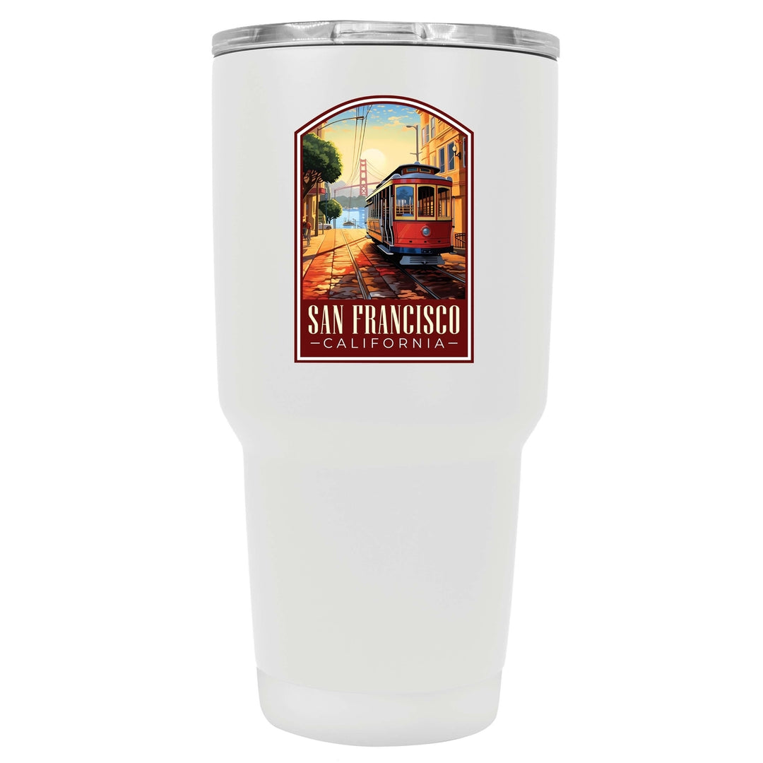 San Francisco California C Souvenir 24 oz Insulated Stainless Steel Tumbler Image 4