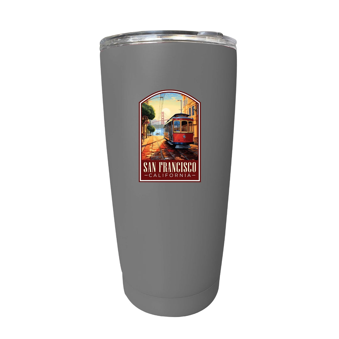 San Francisco California C Souvenir 16 oz Insulated Tumbler Image 7