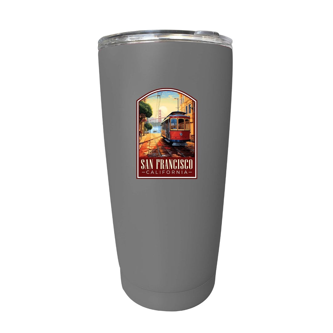 San Francisco California C Souvenir 16 oz Insulated Tumbler Image 1